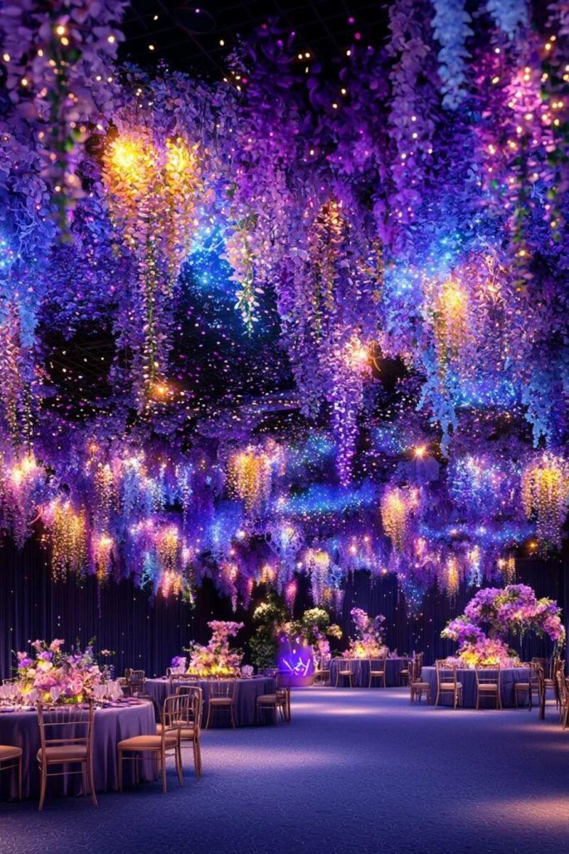 Table de réception raffinée